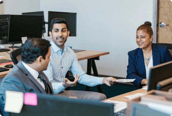 Image of directors in a business office